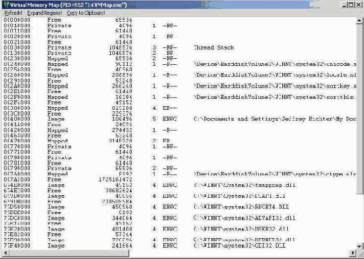 - VMMap